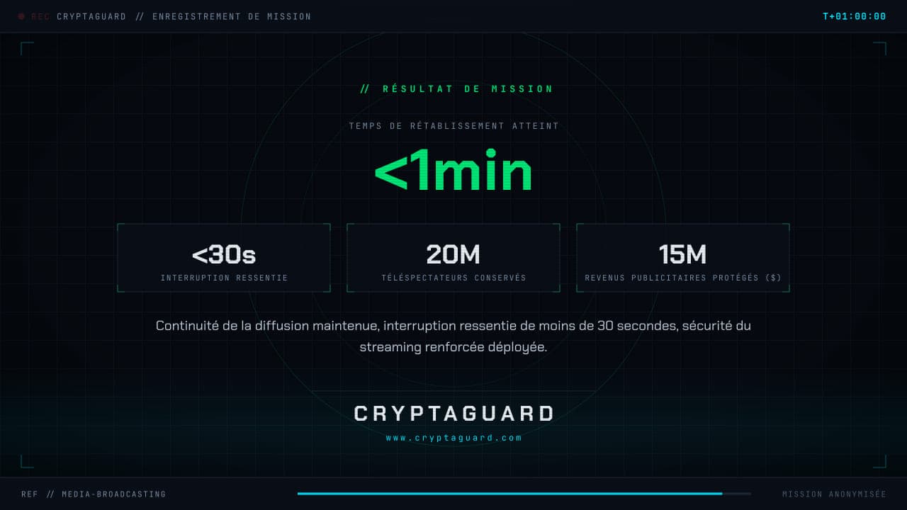 Continuité de la diffusion en direct